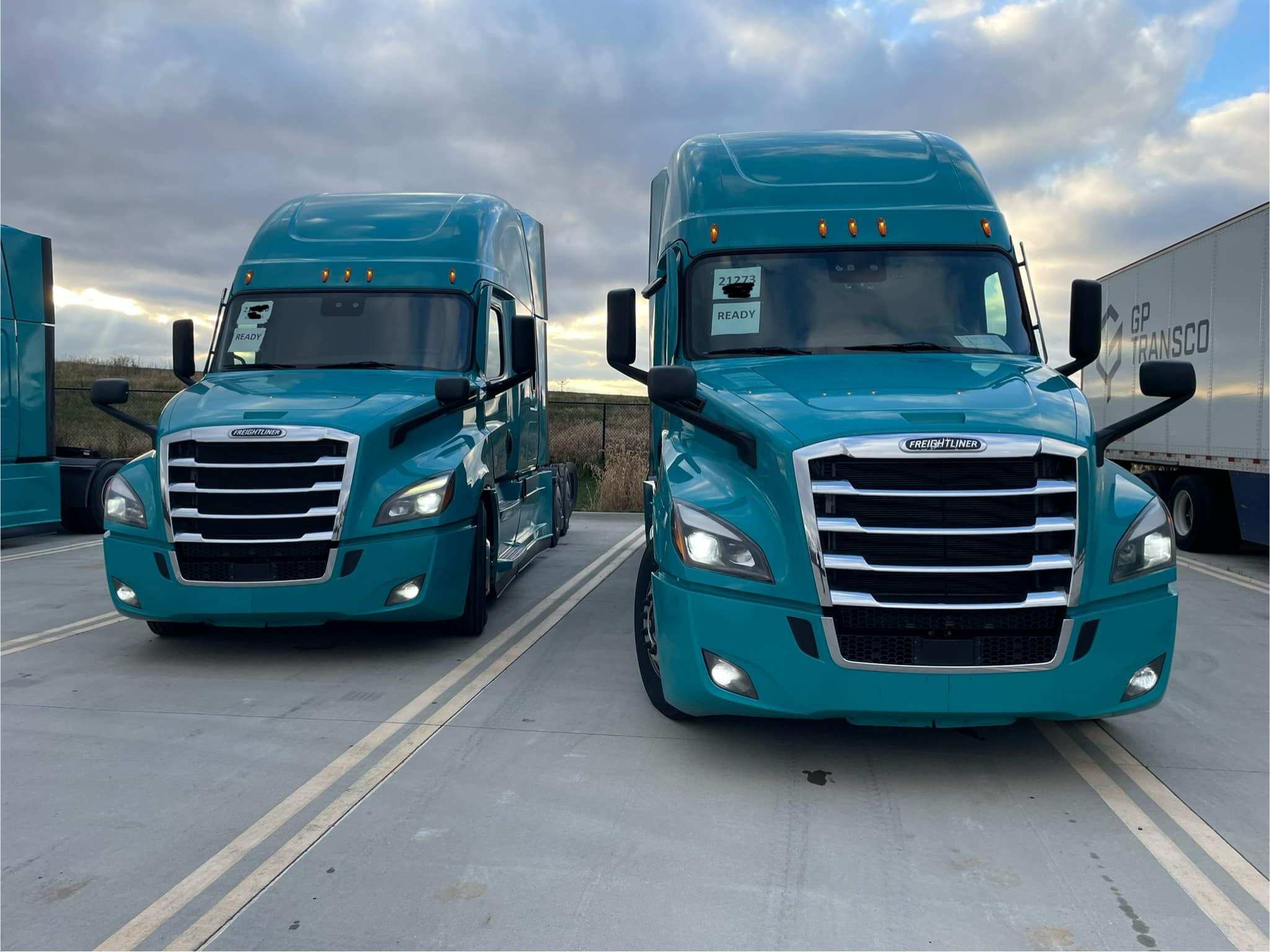 TVR Logistics flatbed truck loaded and ready for delivery